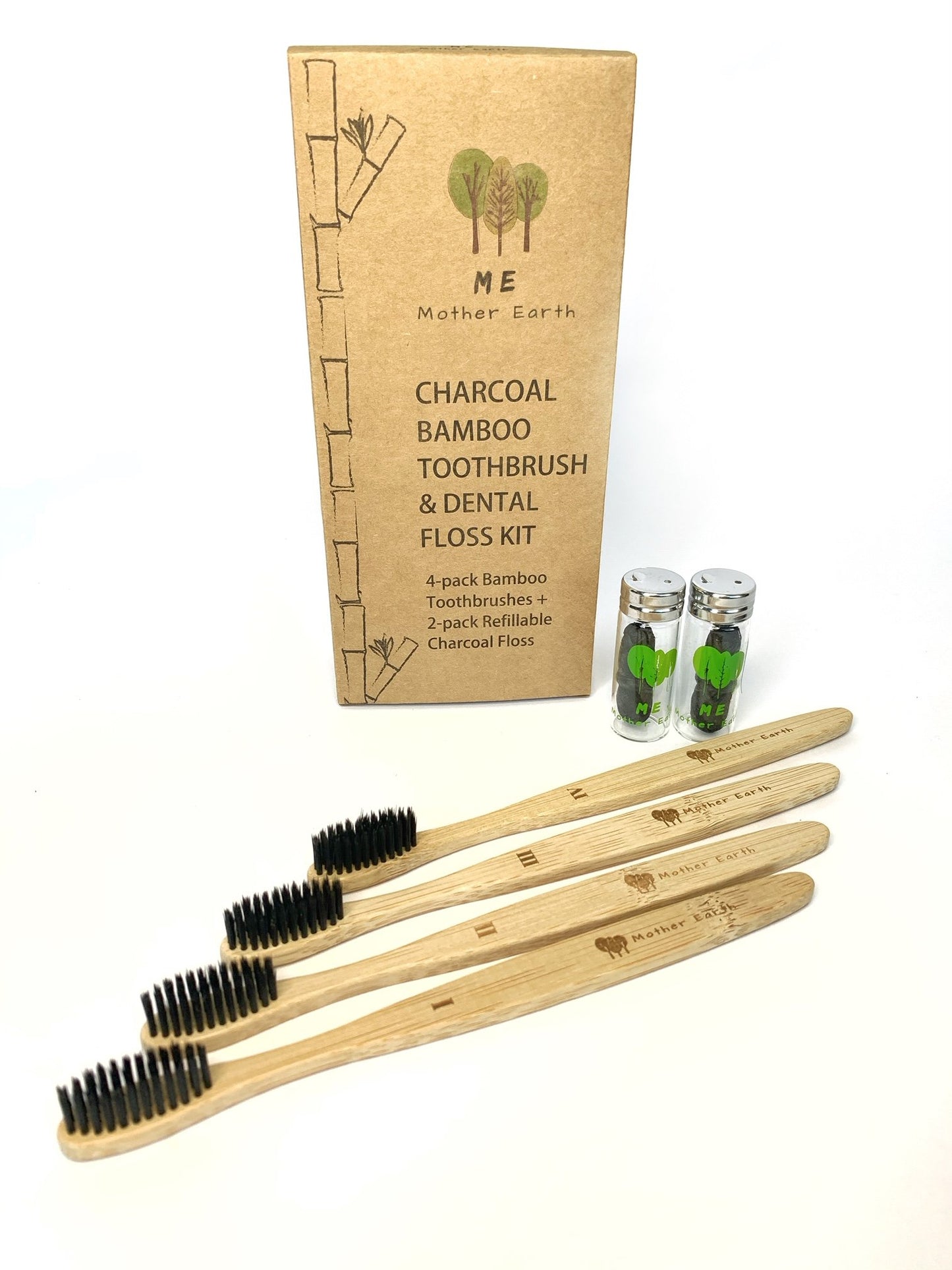 Adult Bamboo Toothbrush |Eco-friendly Toothbrush| Vibe High Essentials