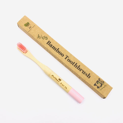 Colorful Bamboo Toothbrushes For KIDS