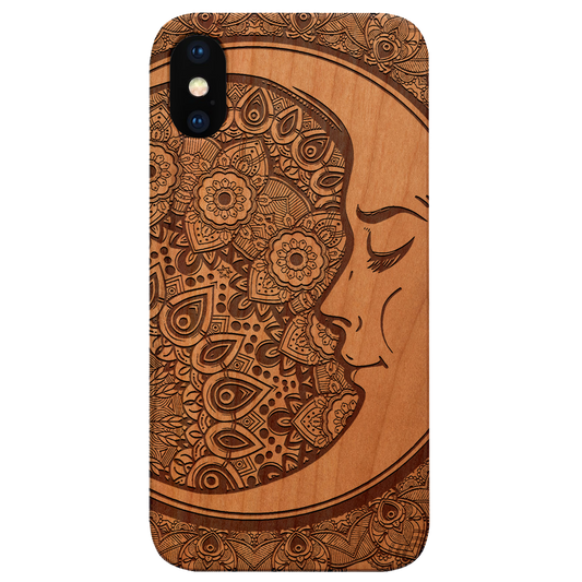 Engraved Phone Cover - Moon Mandala