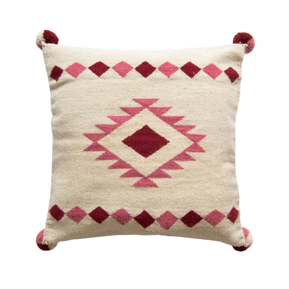 Meso Pink Diamond Pillow Cover