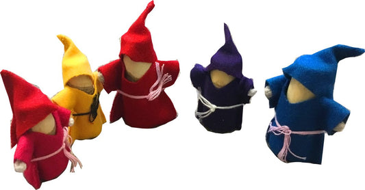 Wood Gnomes Set Of 5