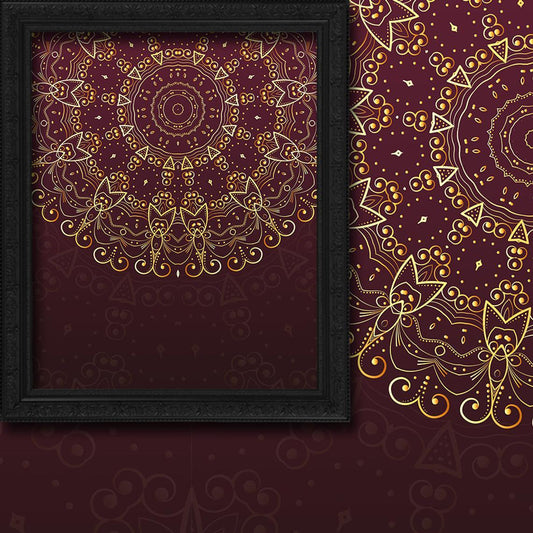 Boho Curtain Panel Mandala