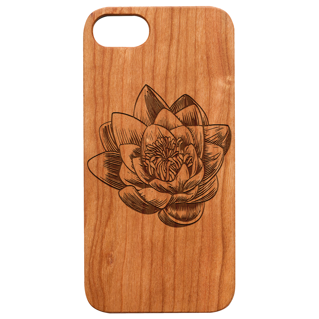 Lotus Flower - Engraved Phone Case