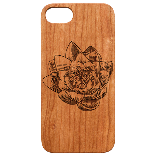 Lotus Flower - Engraved Phone Case